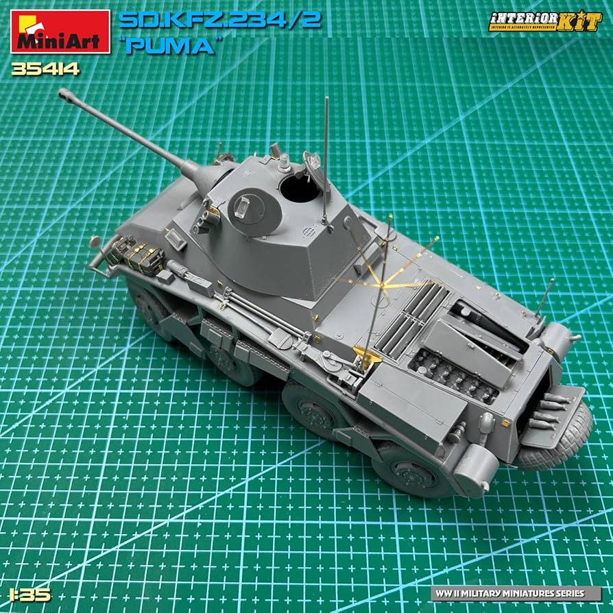 タミヤ　プーマ　ヴェスペ タミヤ ミリタリーコレクション 1/35 ドイツ重装甲偵察車 Sd.Kfz